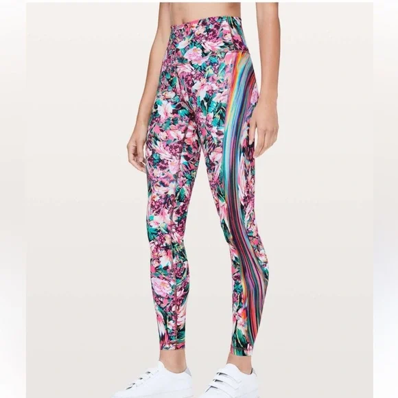 Lululemon Wunder Under Spectrum Hi Rise tights Leggings SIZE 4 - Picture 2 of 5